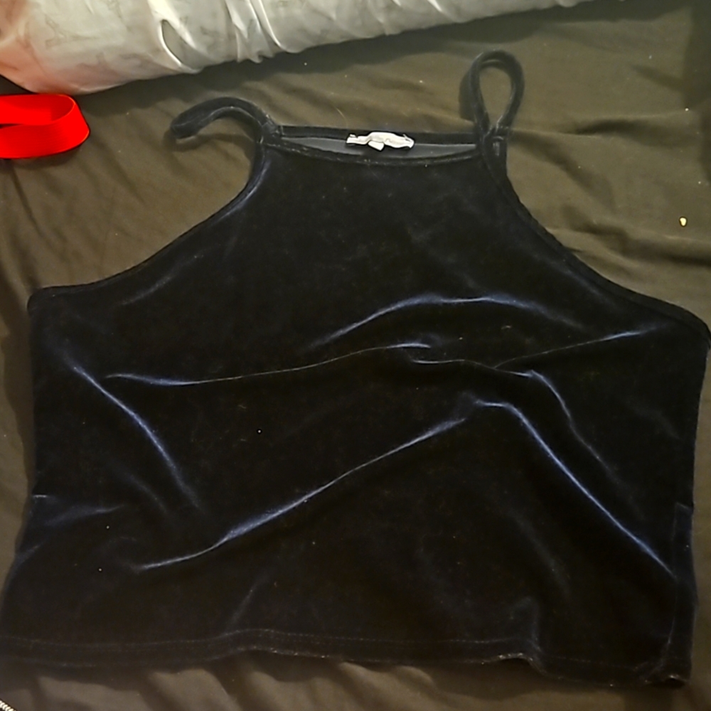 Blue Chrlotte Russe Large crop top